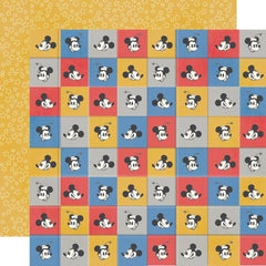 Say Cheese Classic Mouse - Simple Stories - Double-Sided Cardstock 12"X12" - Oh, Gosh!