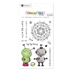 Hampton Art - Tracey Hey - Clear Stamp - Out of This World (14 Piece)