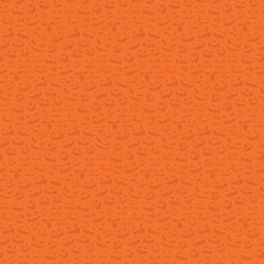 Trick Or Treat - PhotoPlay - Printed Cardstock 12"x12" - Pumpkin Face Orange/Tangerine (Sheen) (8322)