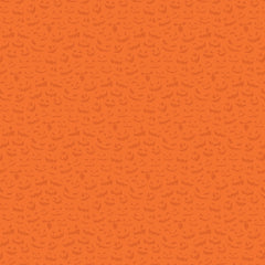 Trick Or Treat - PhotoPlay - Printed Cardstock 12"x12" - Pumpkin Face Orange/Tangerine (Sheen) (8322)