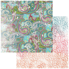 Kaleidoscope - 49 & Market - Double-Sided Cardstock 12"X12" - Paisley Parade