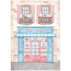 Oh La La - Stamperia - Rice Paper Sheet A4 - Patisserie (7461)