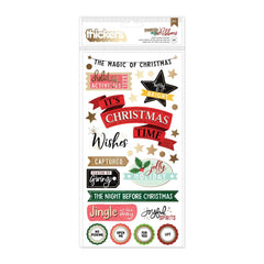 Wrapped In Ribbons - Vicki Boutin - Thickers 62/pkg - Foam Phrases Stickers (8389)