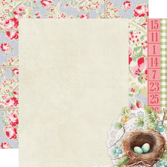 Simple Vintage Spring Garden - Simple Stories - 12"x12" Double-sided Patterned Paper - Picked For You
