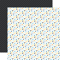 Little Builder - Echo Park - Double-Sided Cardstock 12"X12" - Play Hard Dots