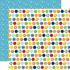 Blasts Off - Echo Park - Double-Sided Cardstock 12"X12" - Playful Planets