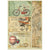 Around The World - Stamperia - Rice Paper Sheet A4 - Post Card (8024)