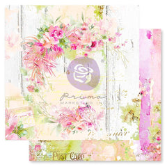 Postcards From Paradise - Prima Marketing - Double-Sided Cardstock 12"X12" - Postcards from Paradise