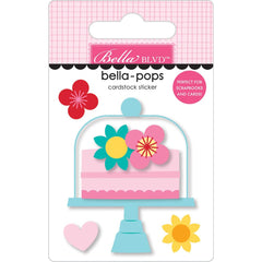 Birthday Bash - Bella Blvd - Bella-Pops 3D Stickers - Pretty Pastry