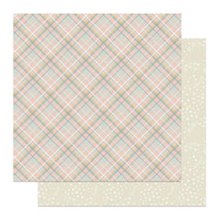Sweet Little Princess - PhotoPlay - Double-Sided Cardstock 12"X12" - Pretty Plaid