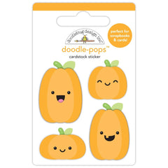 Sweet & Spooky - Doodlebug - Doodle-Pops 3D Stickers - Pumpkin Pals (2380)
