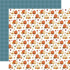 Fall Fun - Carta Bella - Double-Sided Cardstock 12"x12" -  Pumpkin Spice