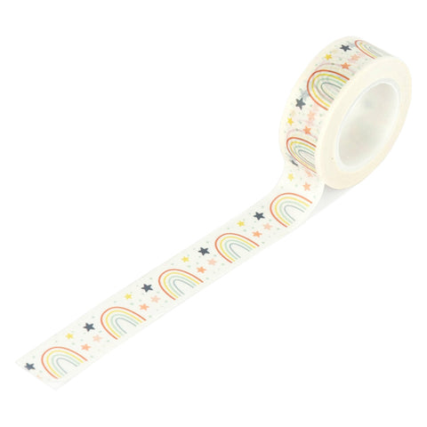 Baby on Board Girl - Echo Park - Washi Tape - Rainbows and Stars