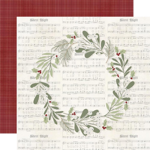 Silent Night - Simple Stories - Double-Sided Cardstock 12"X12" - Reason For The Season