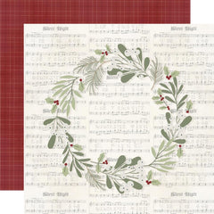 Silent Night - Simple Stories - Double-Sided Cardstock 12"X12" - Reason For The Season