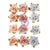 Bohemian Heart - Prima Marketing - Paper Flowers 12/Pkg - Relaxed State (8310)