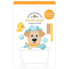 Doggone Cute - Doodlebug - Doodle-Pops 3D Stickers - Rub-a-dub
