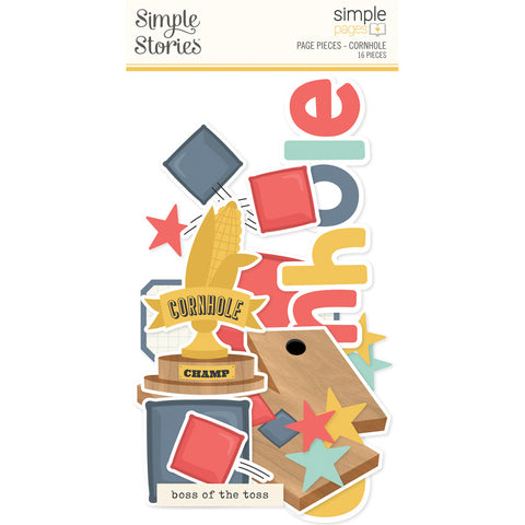 Cornhole - Simple Stories - Simple Pages Page Pieces