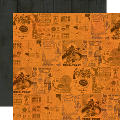 Simple Vintage Scary Stories - Simple Stories - Double-Sided Cardstock 12"X12" - Spooks Galore (2302)