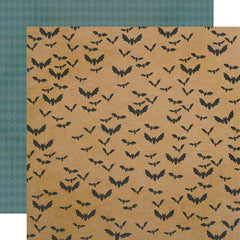 Simple Vintage Scary Stories - Simple Stories - Double-Sided Cardstock 12"X12" - What A Scream (2333)