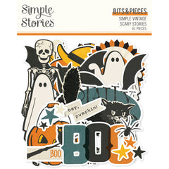 Simple Vintage Scary Stories - Simple Stories - Bits & Pieces 61/Pkg (2432)