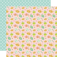 Tea Garden - Simple Stories - 12"x12" Patterned Paper - Tea Party