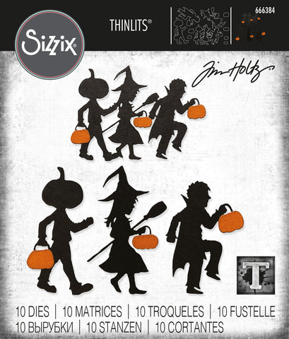 Sizzix - Thinlits Dies By Tim Holtz - Halloween Night (10pk) (5854)
