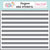 My Little Girl - Echo Park - Stencil 6"X6" - Scallop Stripes