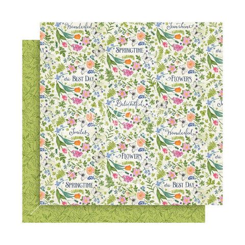 Spring is in the Air - Graphic 45 - Double-Sided Cardstock 12"X12" - Scatter Sunshine