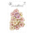 Christmas Market - Prima Marketing - Mulberry Paper Flowers 18/pkg - Seasonal Cheer (7788)