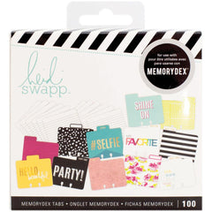 Heidi Swapp - Memorydex - File Cards & Tabbed Dividers 100/Pkg - Selfie (0332)