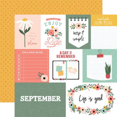Year In Review - Echo Park - Double-Sided Cardstock 12"X12" - September