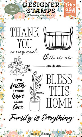 Our Happy Place - Echo Park - Clear Stamp - Share Love
