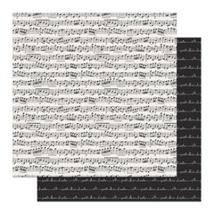 Music Notes - PhotoPlay - Double-Sided Cardstock 12"X12" - Sheet Music