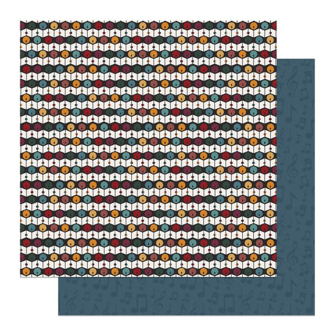 Music Notes - PhotoPlay - Double-Sided Cardstock 12"X12" - Sing