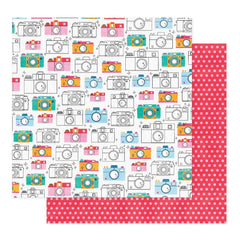 Reasons To Smile - Shimelle  - Double-Sided Cardstock 12"X12" - Snap Away