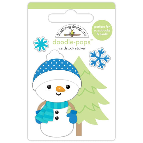 Snow Much Fun - Doodlebug - Doodle-pop 3D Sticker - Snow Cute (3523)