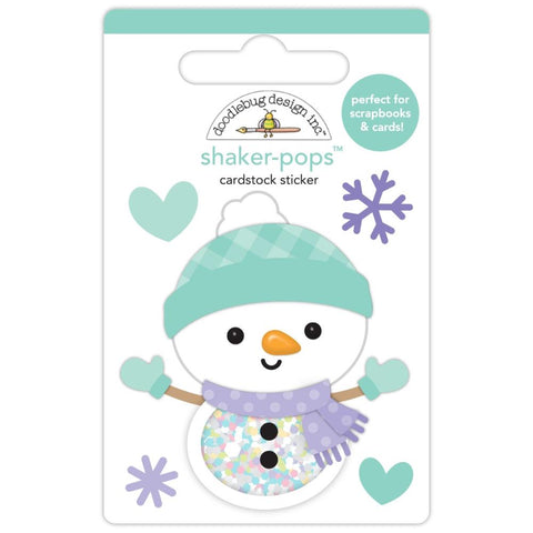 Snow Much Fun - Doodlebug - Shaker-Pops 3D Sticker - Snow Much Love (3509)