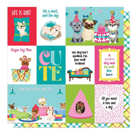 Pampered Pooch - PhotoPlay - Double-Sided Cardstock 12"X12" - So Spoiled