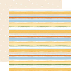 Winnie the Pooh Baby - Echo Park - 12"x12" Patterned Paper - So Sweet Stripes