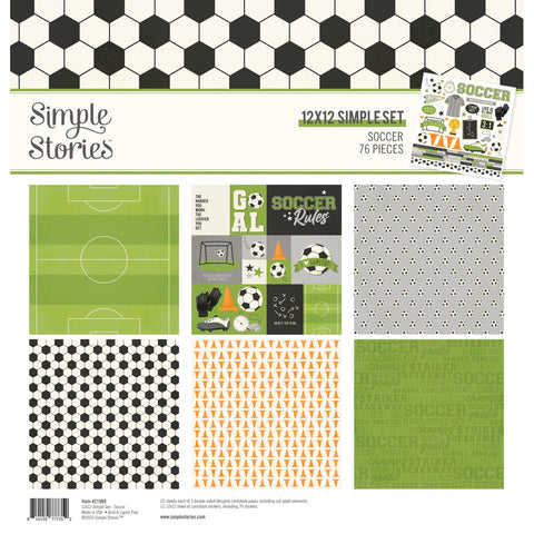 Soccer - Simple Stories - Simple Sets 12"x12" Collection Pack