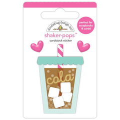 Hello Again - Doodlebug - Shaker-Pops 3D Stickers - Soda Sweet