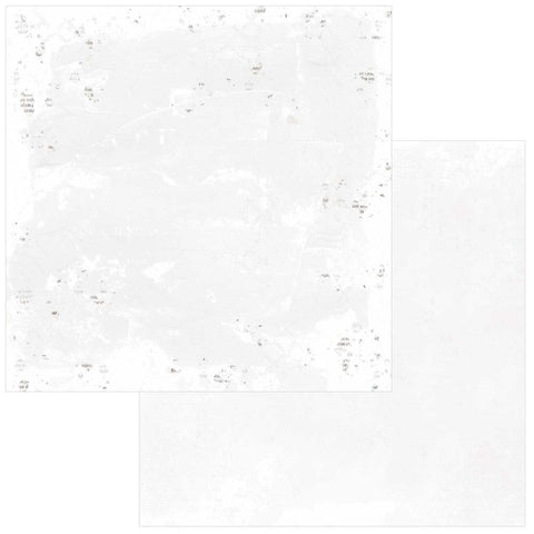 Spectrum Gardenia - 49 & Market - Double-Sided Cardstock 12"X12" - Solid- White