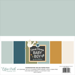 Special Delivery BABY BOY - Echo Park - Collection Kit 12"X12" - Solids