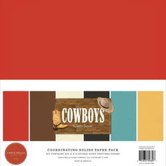 Cowboys - Carta Bella - Collection Kit 12"X12" - Solids