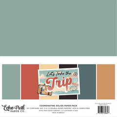 Let's Take The Trip  - Echo Park - Collection Kit 12"X12" - Solids