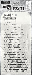 Tim Holtz - Layered Stencil 4.125"X8.5" - Sparkle Fade (9138)