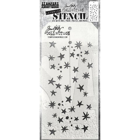 Tim Holtz - Layered Stencil 4.125"X8.5" - Spellbound