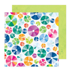 Bold & Bright - Vicki Boutin - Double-Sided Cardstock 12"X12" - Spinning Wheels