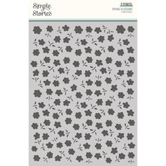 Fresh Air - Simple Stories - Stencil 6"X8" - Spring Blossoms